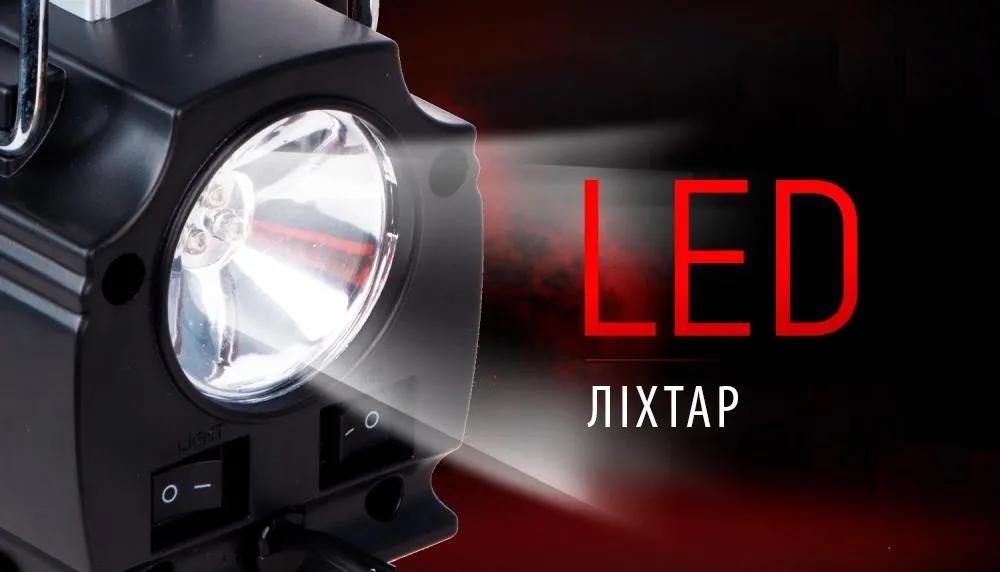 Компресор автомобільний VOIN VL-550 12В 15А 150 psi 40 л/хв, дефлятор, ліхтар, прикурювач + перехідник на клеми, арт. VL-550 - 494032