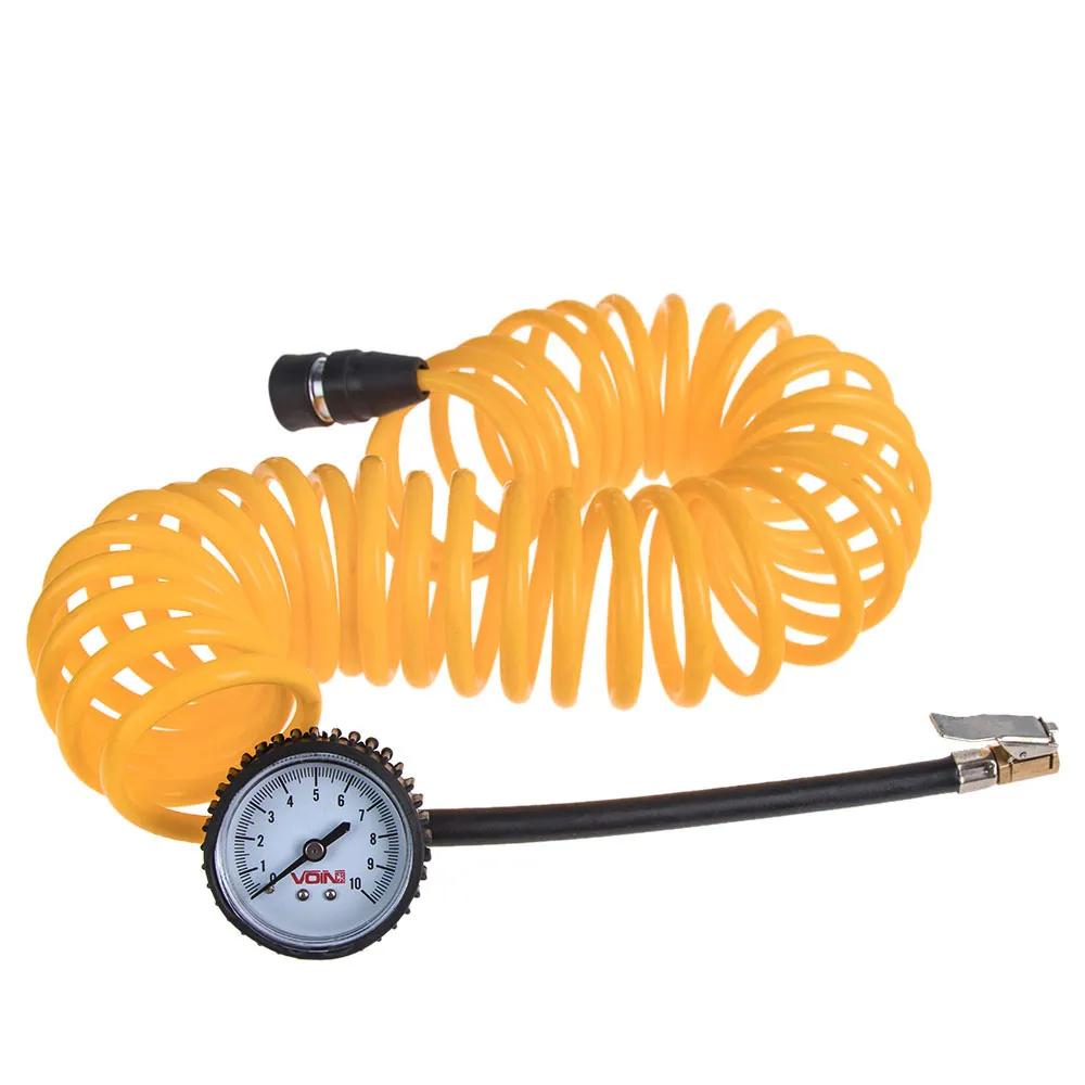 Компресор автомобільний VOIN VP-610 12В 23А 150 psi 70 л/хв, дефлятор, клеми АКБ, арт. VP-610 - 494085