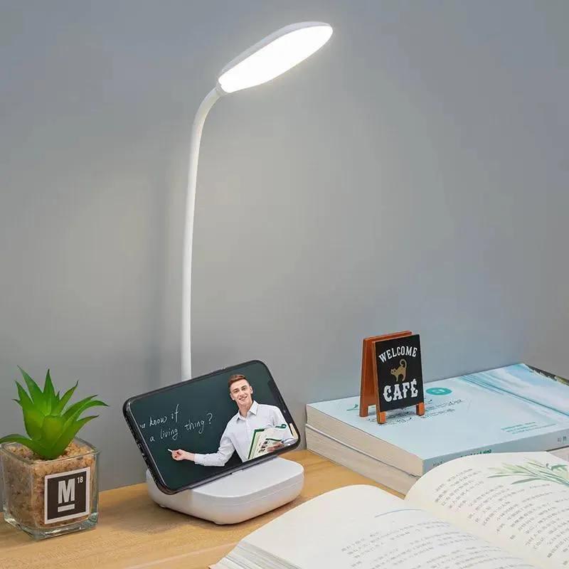 Світильник настільний LED VALESO акумуляторний, на гнучкій ніжці, повний спектр, білий 1961 - 494436
