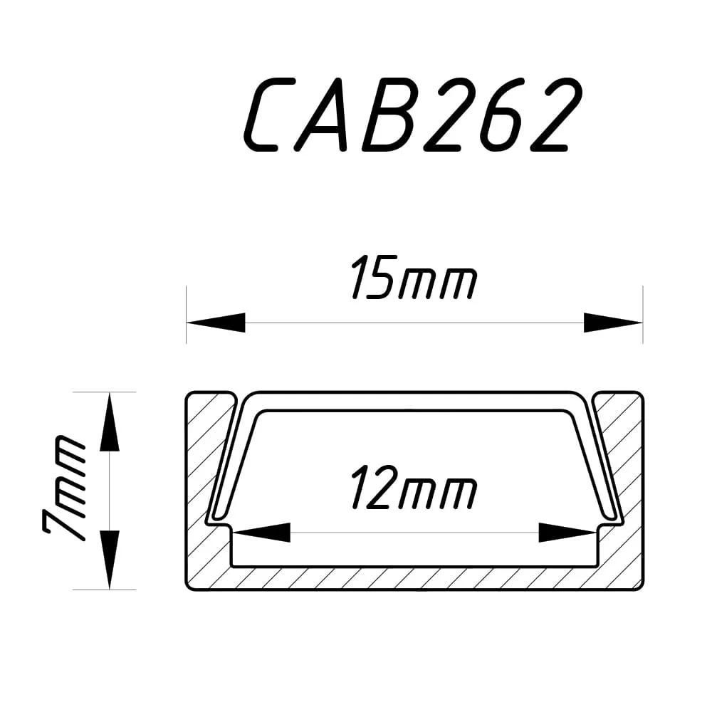 Профіль для світлодіодної стрічки Feron CAB262 - 494491