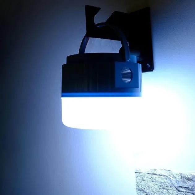 Уличный светильник LED, аккумуляторный, USB-C, белый + синий, 810 - 494523