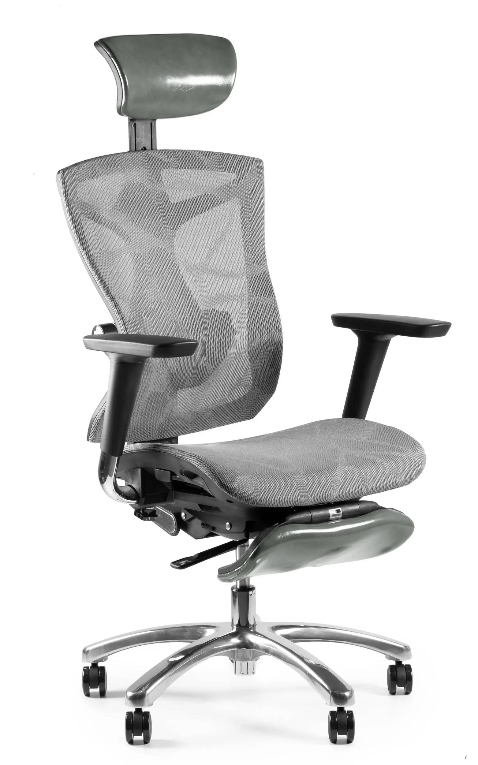 Ігрове крісло Barsky Game Mesh Grey ергономічне з поперековою підтримкою (GM-02) - 507222