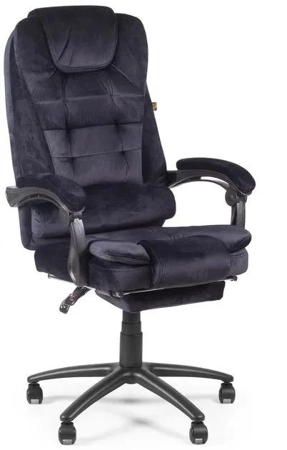 Офісне крісло Barsky Freelance Microfiber Black ергономічне з підніжкою (BFR-02) - 507242