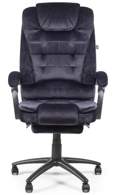 Офісне крісло Barsky Freelance Microfiber Black ергономічне з підніжкою (BFR-02) - 507243