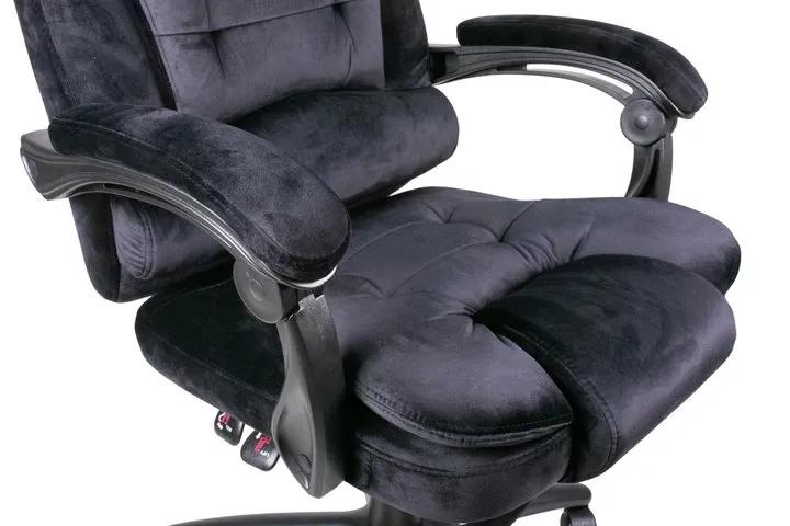 Офісне крісло Barsky Freelance Microfiber Black ергономічне з підніжкою (BFR-02) - 507246