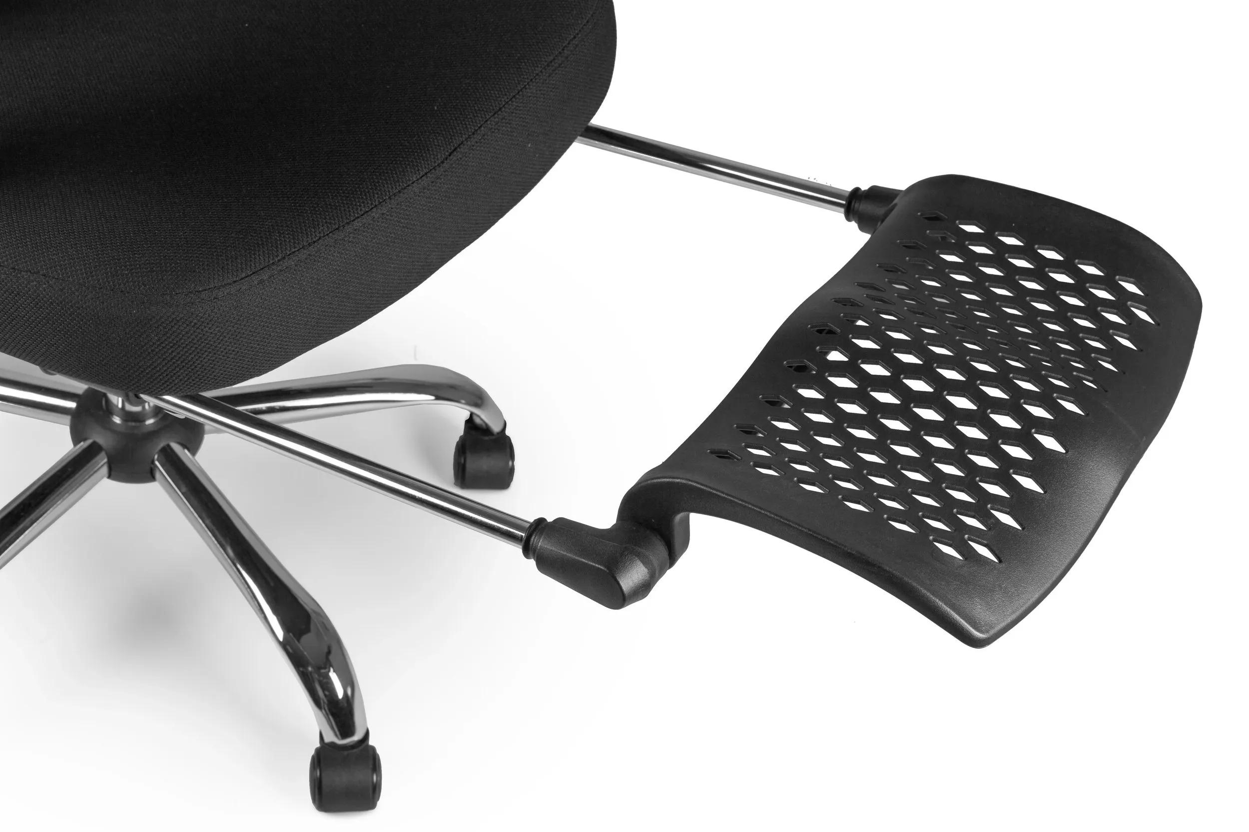 Офісне крісло Barsky Freelance Mesh Black ергономічне з підставкою для ніг (BFR-03) - 507252