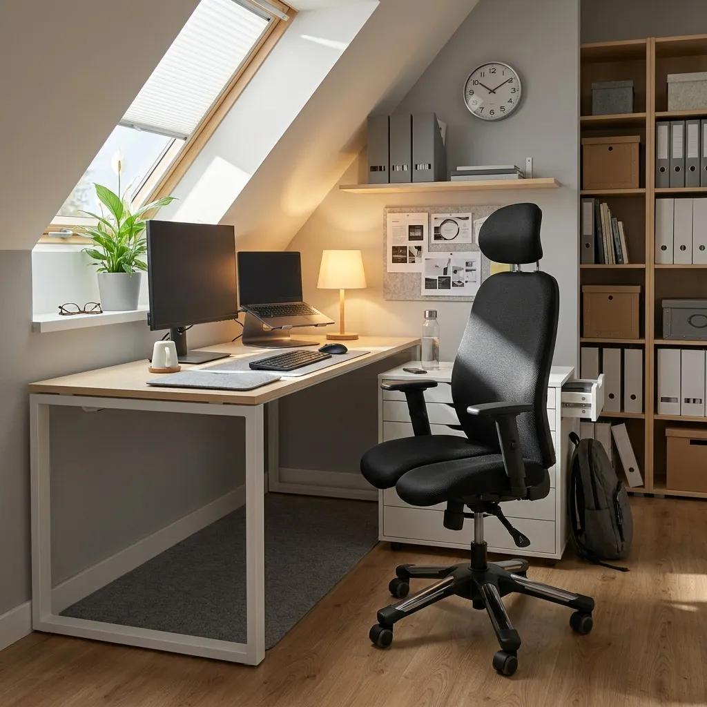 Офісне крісло Barsky Hara Dolphin Black ергономічне з активним сидінням BiSeat (BHD-07) - 507280