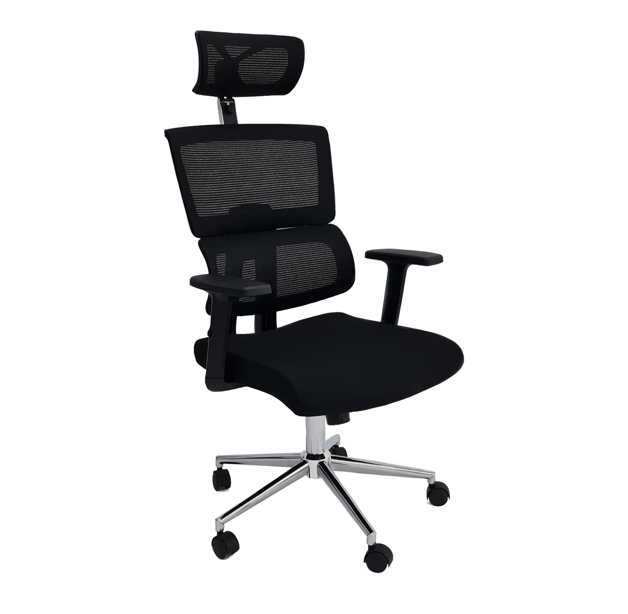 Офісне крісло Barsky Mesh Office Black ергономічне з поперековою підтримкою (BM-10) - 507303