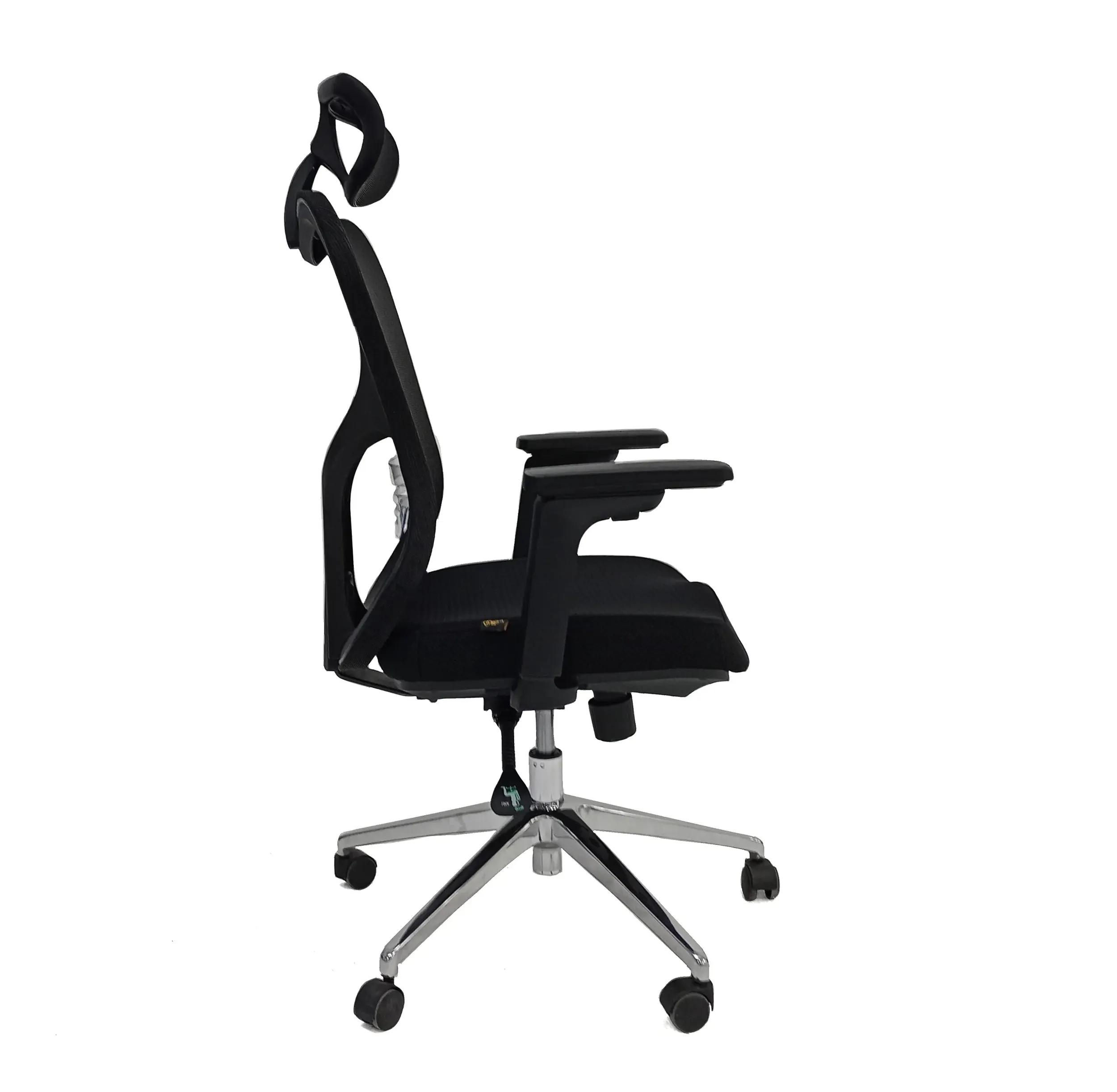 Офісне крісло Barsky Butterfly Black ергономічне сітчасте з підголівником (Fly-03) - 507333