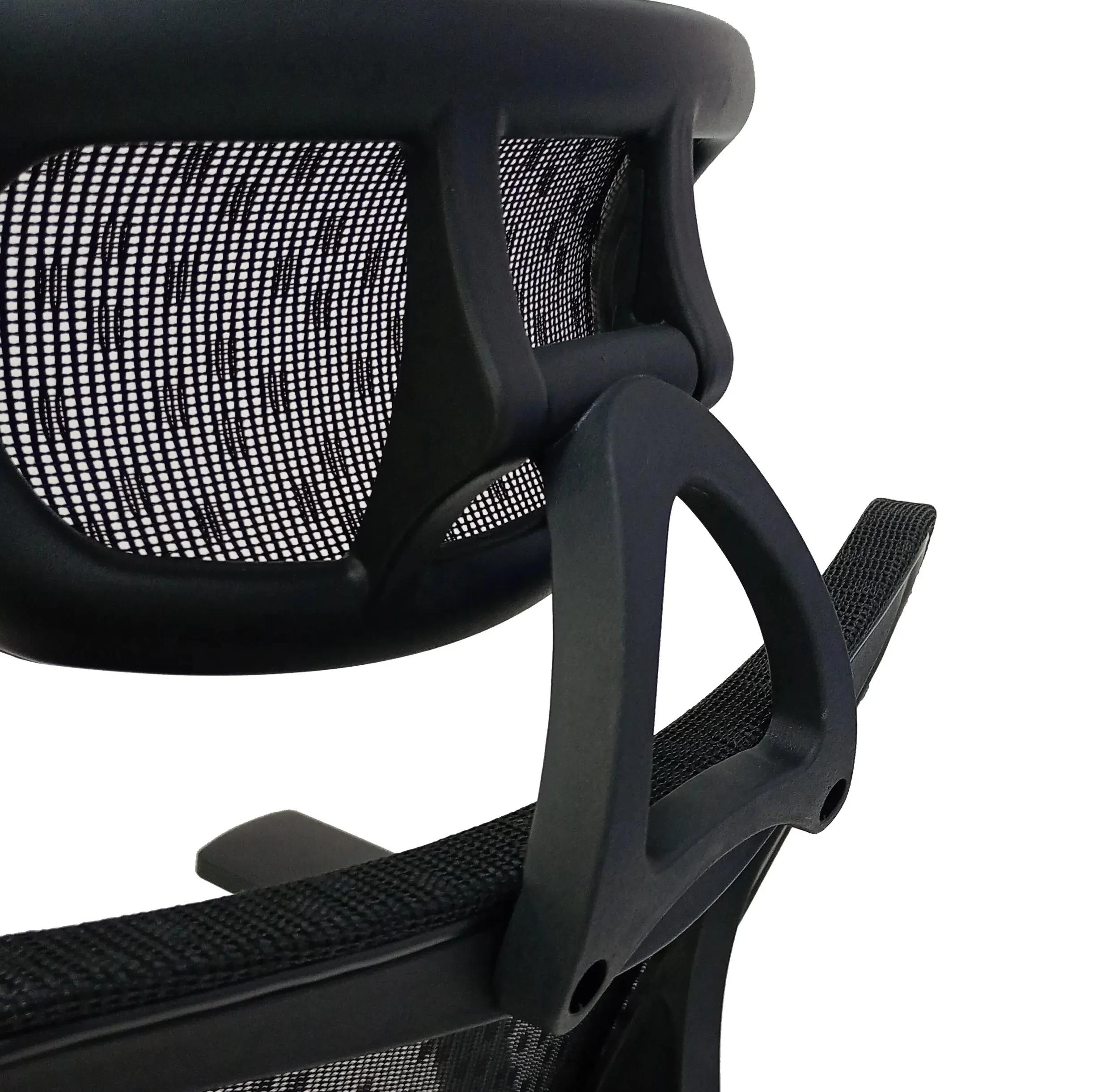 Офісне крісло Barsky Butterfly Black ергономічне сітчасте з підголівником (Fly-03) - 507336