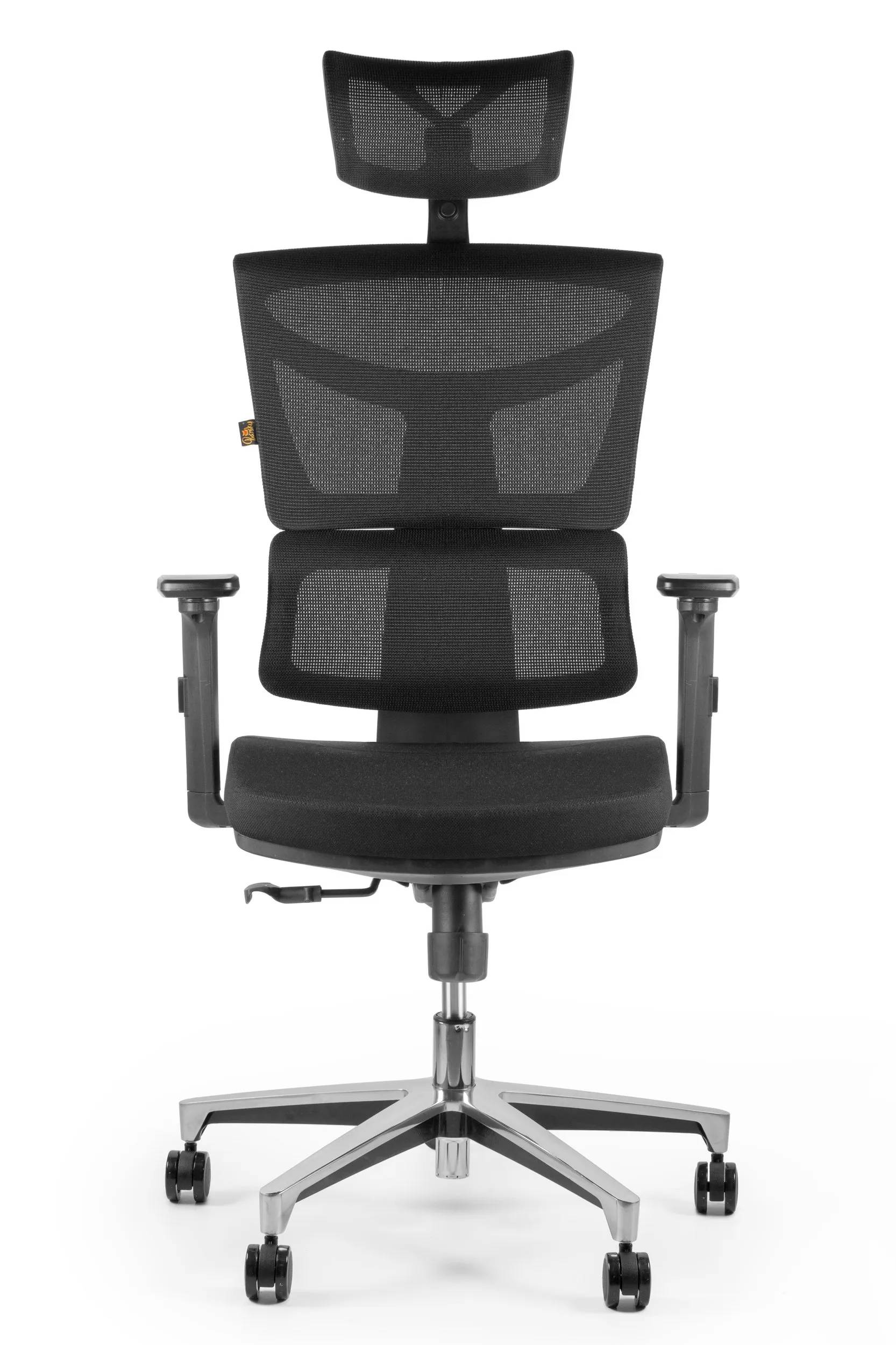 Офісне крісло Barsky ECO Black ергономічне зі слайдером глибини сидіння (G-10) - 507338