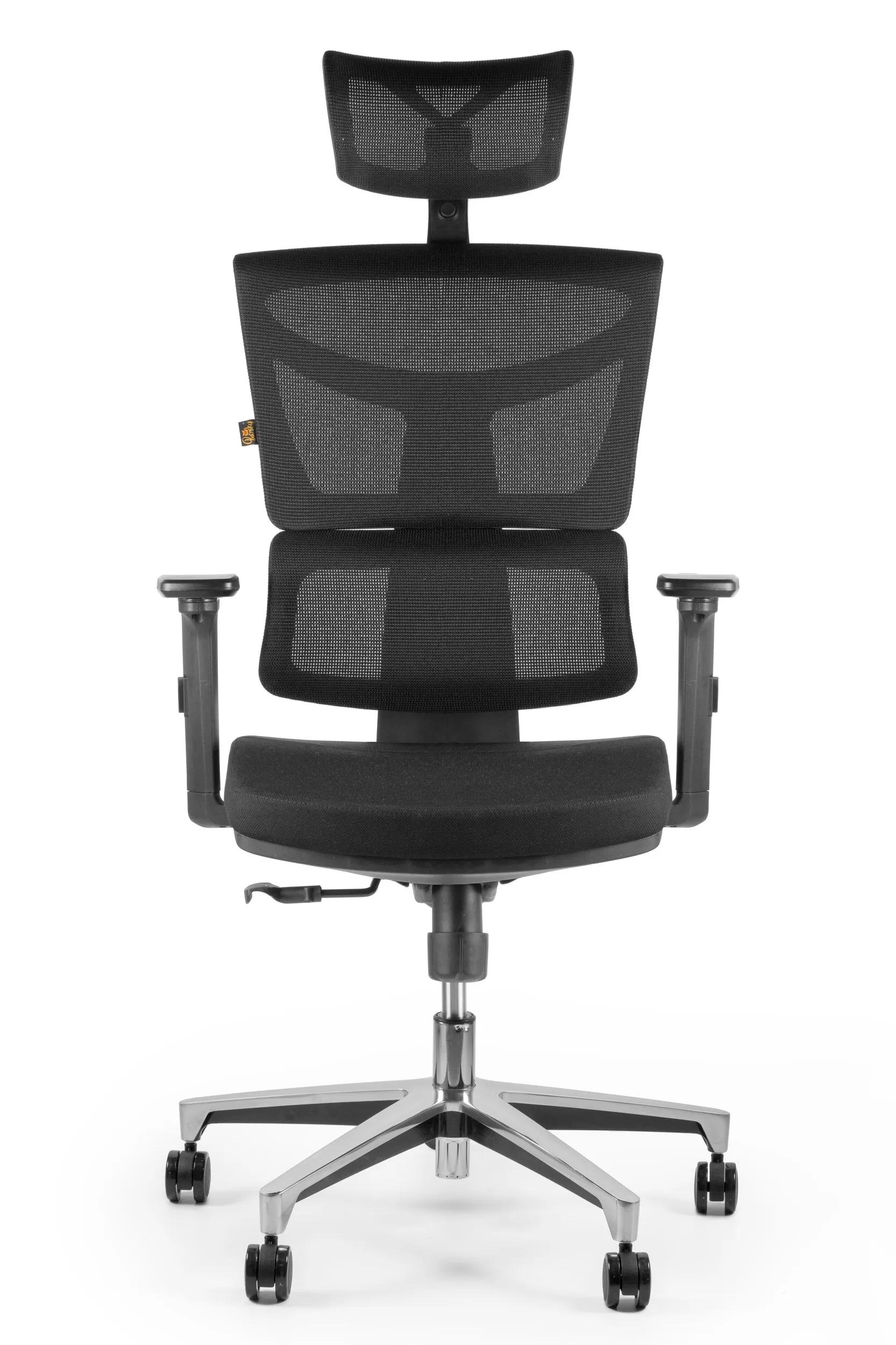 Офісне крісло Barsky ECO Black ергономічне зі слайдером глибини сидіння (G-10) - 507338