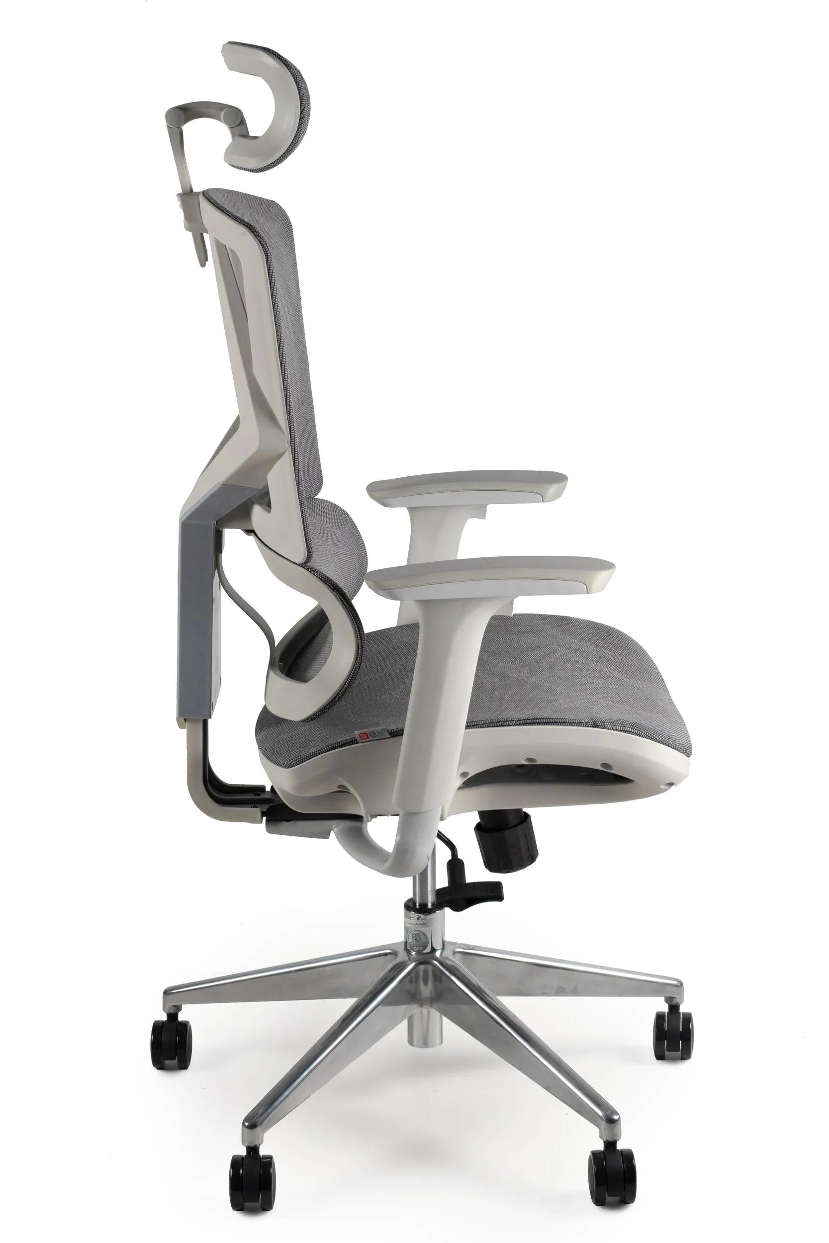 Офісне крісло Barsky ECO Grey ергономічне з регулюванням глибини сидіння (G-9) - 507403