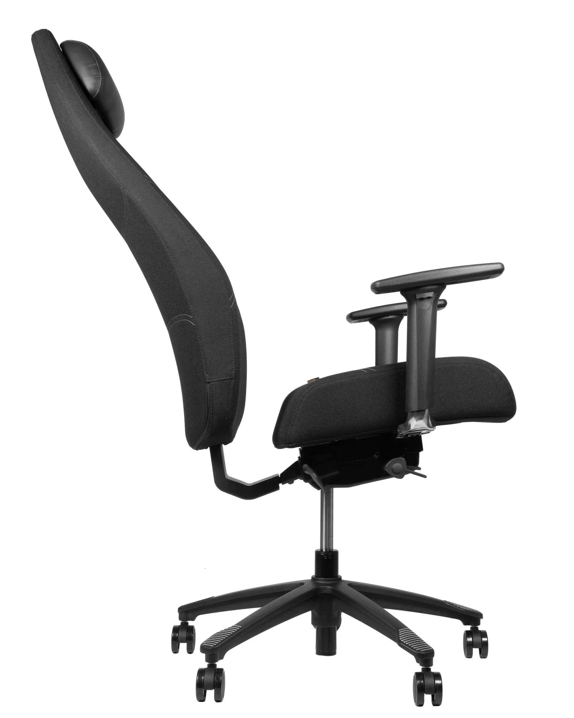 Офісне крісло Barsky StandUp Gabriel Fabric Black ергономічне з нахилом сидіння (ST-04) - 507465