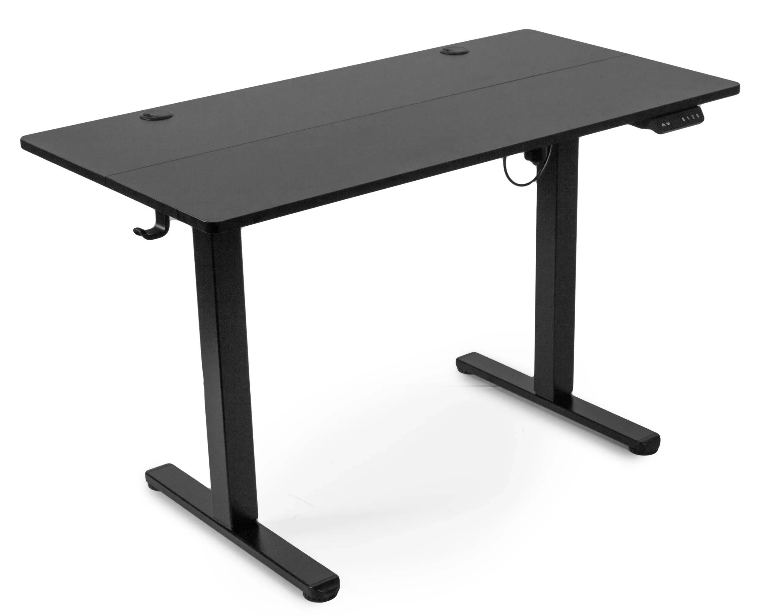 Комп'ютерний стіл Barsky StandUp Black 1200х600 з регулюванням висоти та USB (BST-01) - 507496