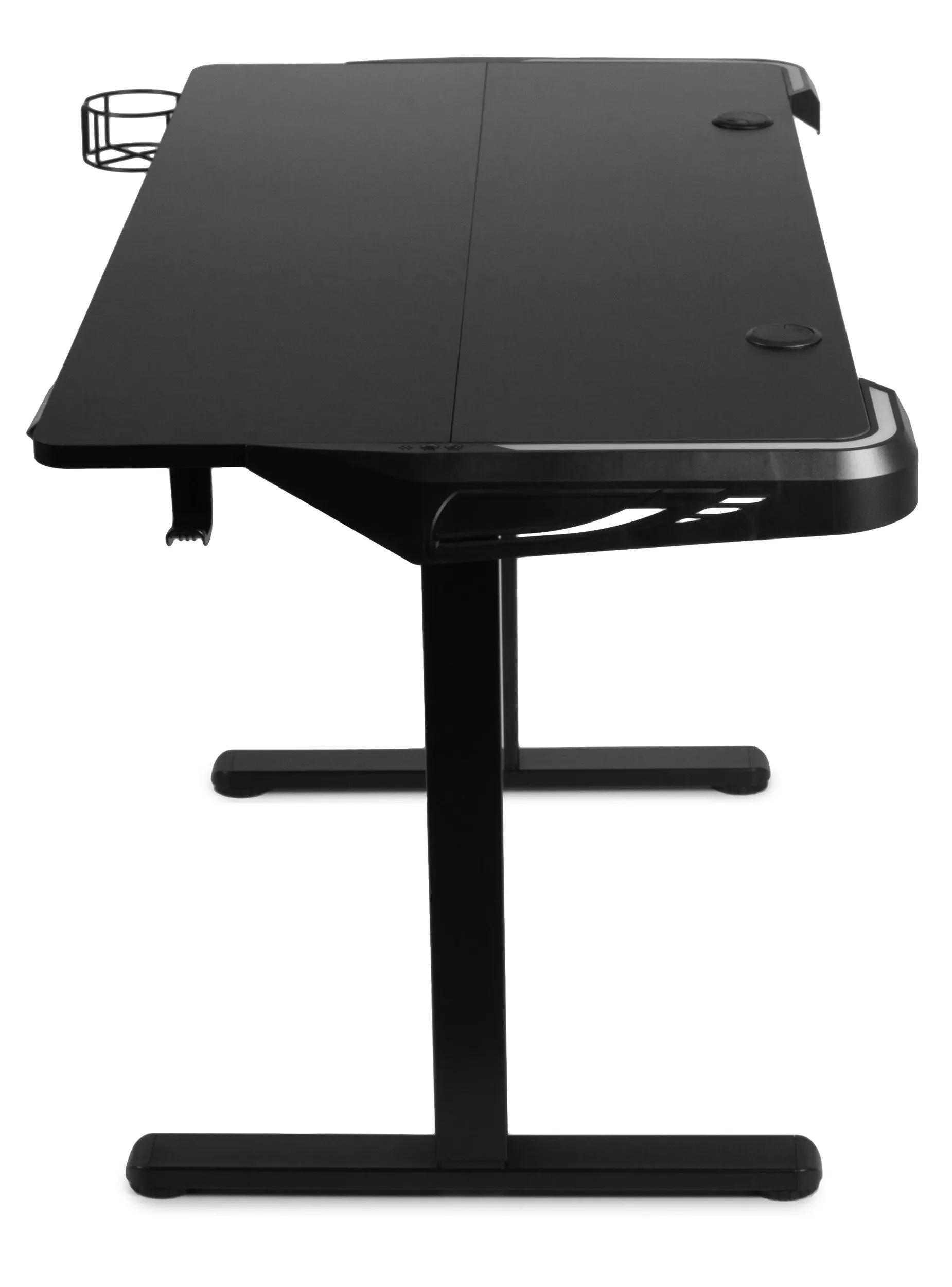 Комп'ютерний стіл Barsky StandUp Game RGB-LED 1200х600 з регулюванням висоти (BST-01led) - 507504