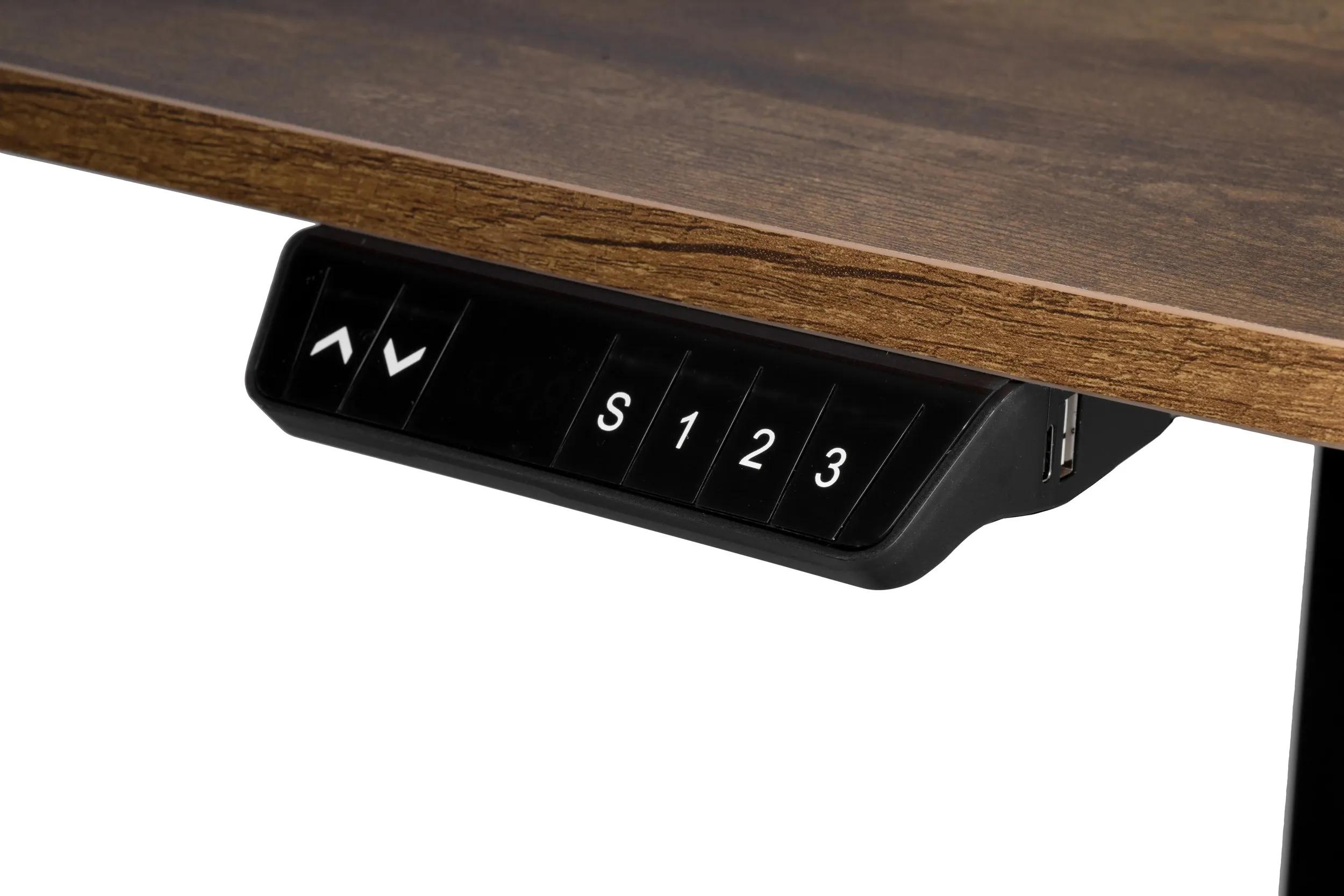 Комп'ютерний стіл Barsky StandUp Loft Black 1400х600 з регулюванням висоти (BSTL-01) - 507556