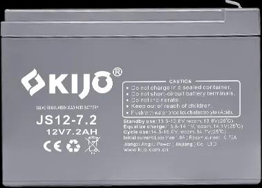 Акумуляторна батарея KIJO JS12-7.2, 12V, 7.2Ah - 523433