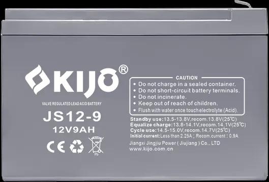 Акумуляторна батарея KIJO JS12-9, 12V, 9Ah - 524242