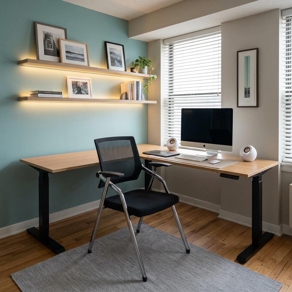 Комплект стульев Barsky Office Chrom Black 3 шт складные с сеткой (SBOF-01CHR-3) - 526908