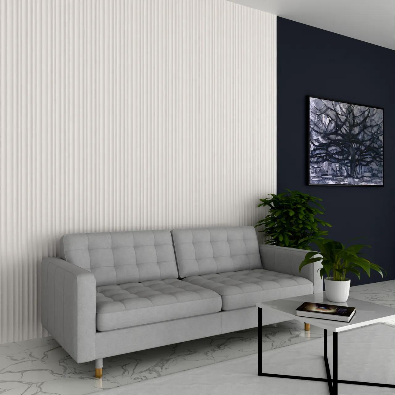 Панель декоративная полиуретановая 250х12.5х2800 мм Grand Decor W 376 жесткая - 540725