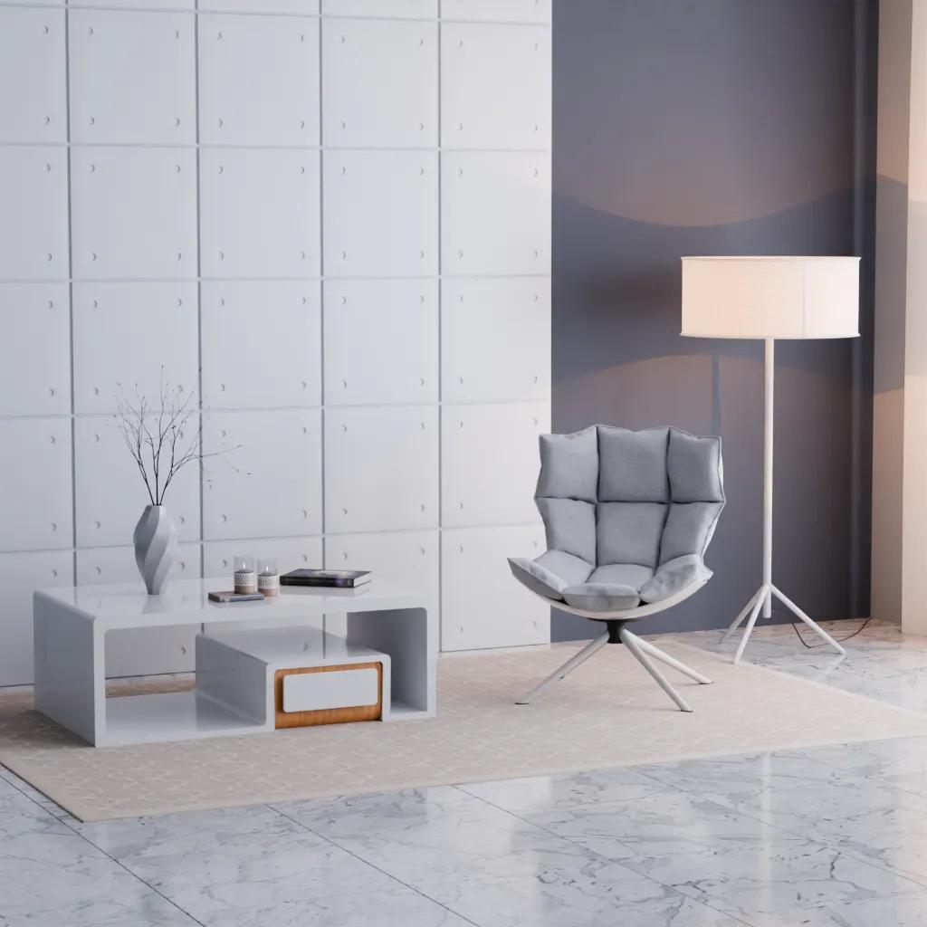 Панель декоративна поліуретанова 500х500х22 мм Grand Decor W 301 - 540735