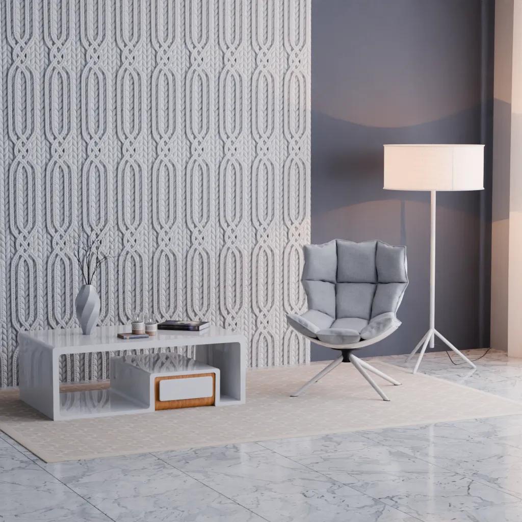 Панель декоративна поліуретанова 250х27х650 мм Grand Decor W 312 - 540756