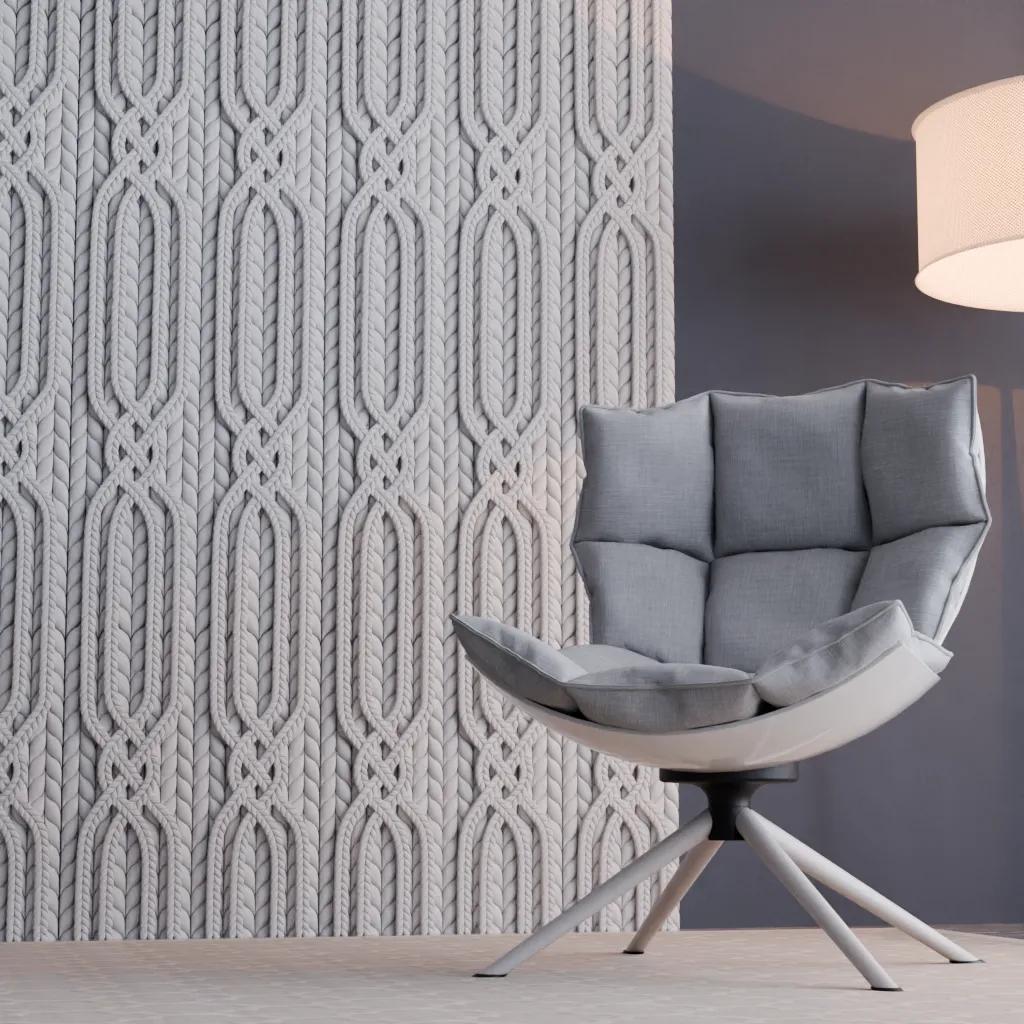 Панель декоративна поліуретанова 250х27х650 мм Grand Decor W 312 - 540757