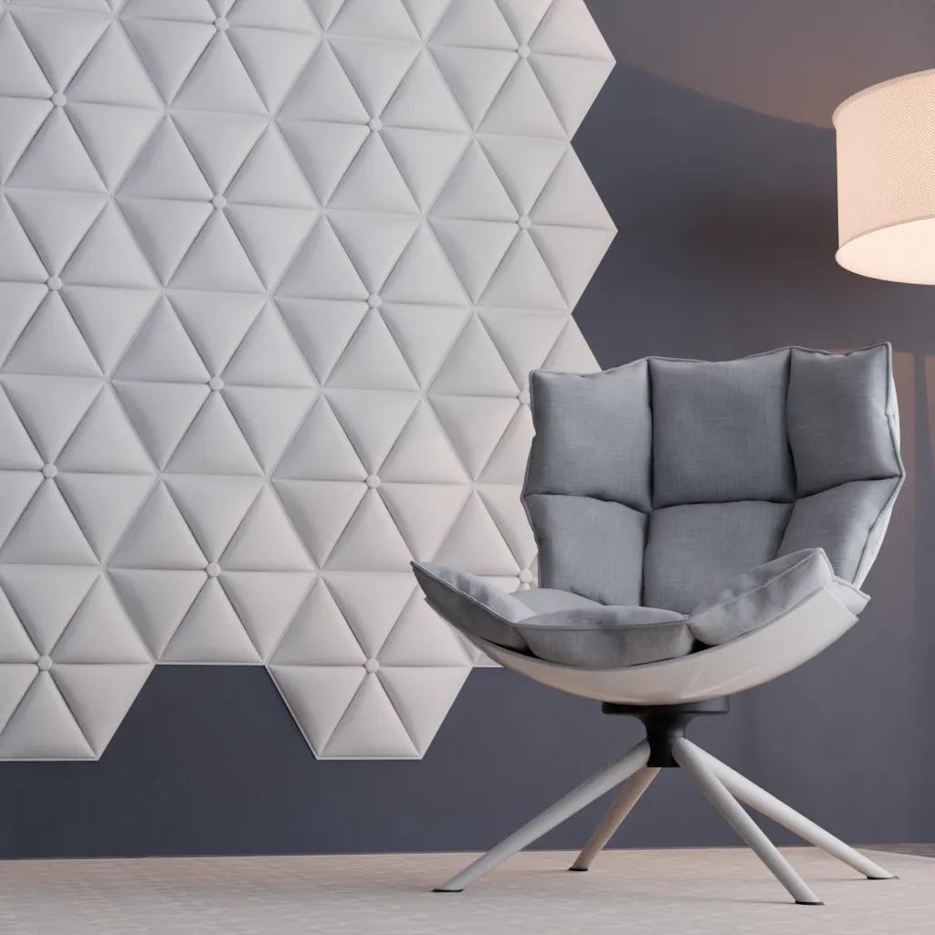 Панель декоративна поліуретанова 466х404х38 мм Grand Decor W 332 - 540782