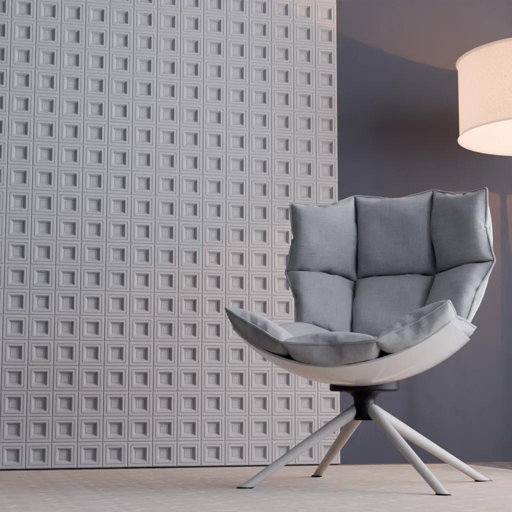 Панель декоративна поліуретанова 487х487х20 мм Grand Decor W 365 - 540799