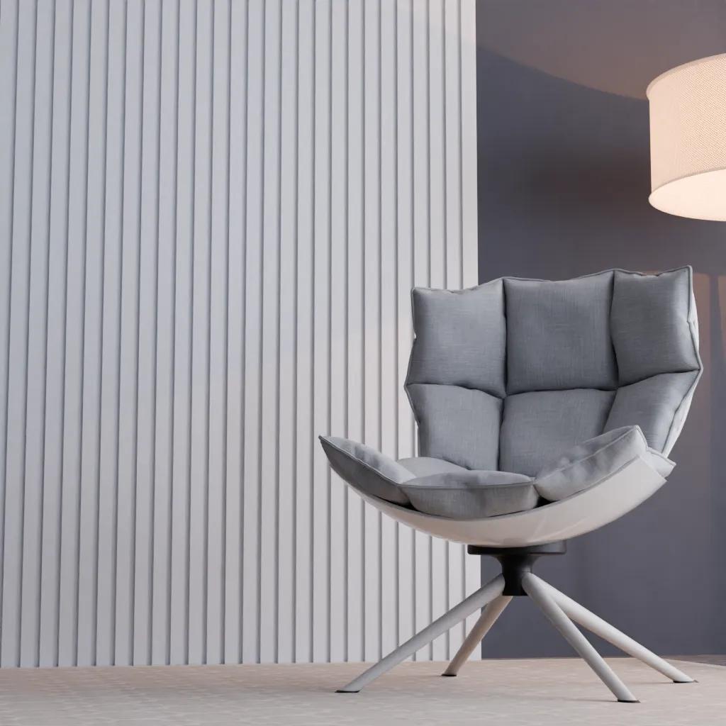 Панель декоративна поліуретанова 250х19х2800 мм Grand Decor W 371 жорстка - 540813
