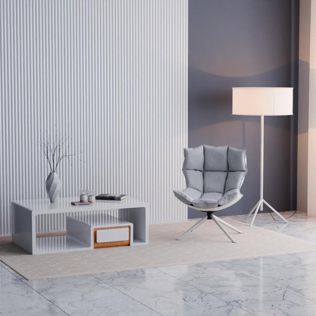 Панель декоративная дюрополимерная 250х16х2800 мм Grand Decor HW 368 жесткая - 540856