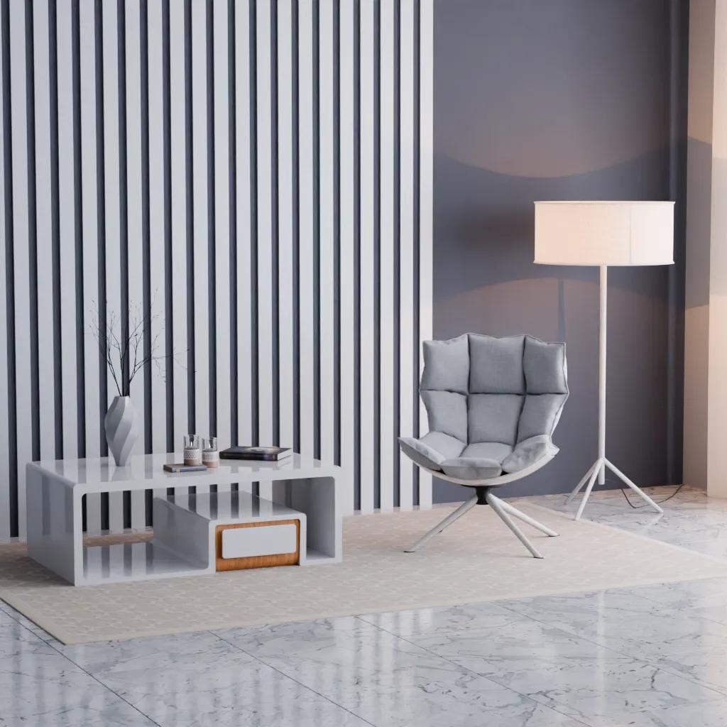 Декоративна рейка 70x12x2000 мм Grand Decor HCR 506, дюрополімер - 540875