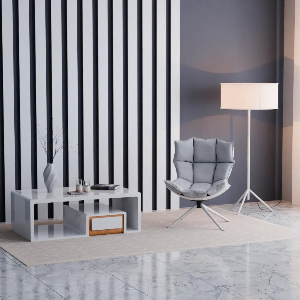Декоративная рейка 120x29x2000 мм Grand Decor KD 502, дюрополимер - 540879