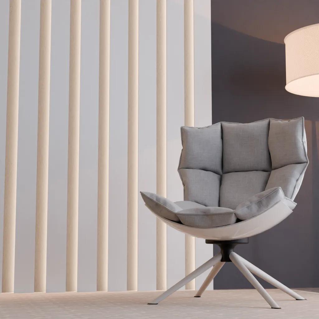Декоративная рейка 120x29x2000 мм Grand Decor KD 502, дюрополимер - 540880
