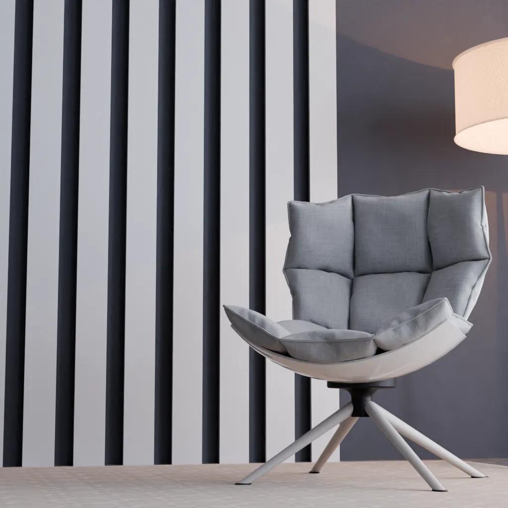 Декоративная рейка 120x29x2000 мм Grand Decor KD 502, дюрополимер - 540881