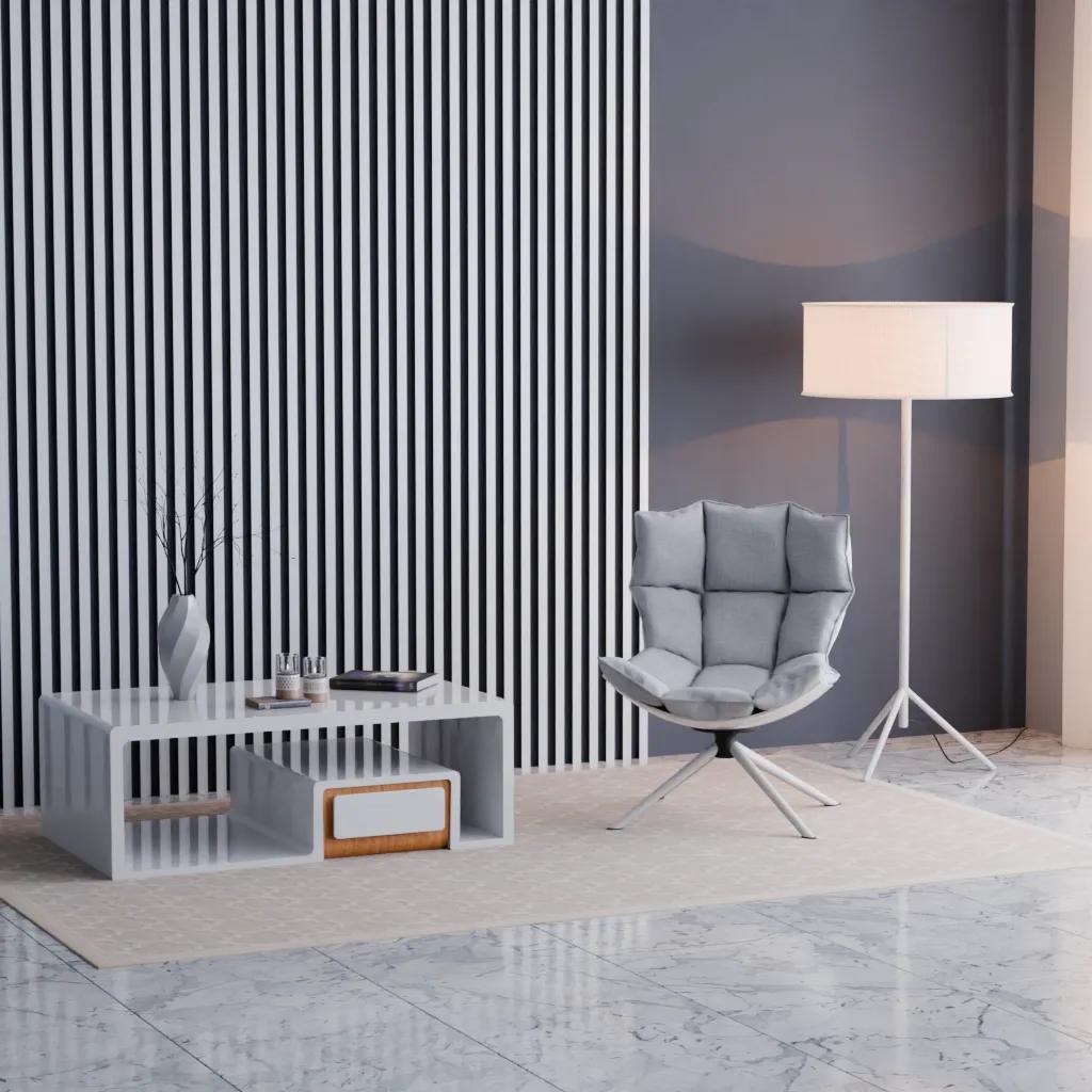 Декоративная рейка 40x22x2000 мм Grand Decor KH 902, дюрополимер - 540895