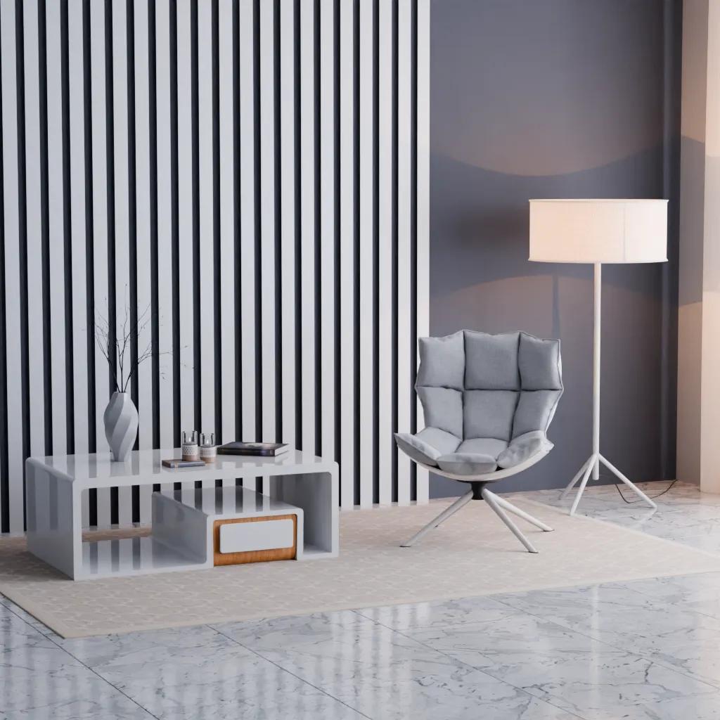 Декоративная рейка 68x22x2000 мм Grand Decor KH 907, дюрополимер - 540909