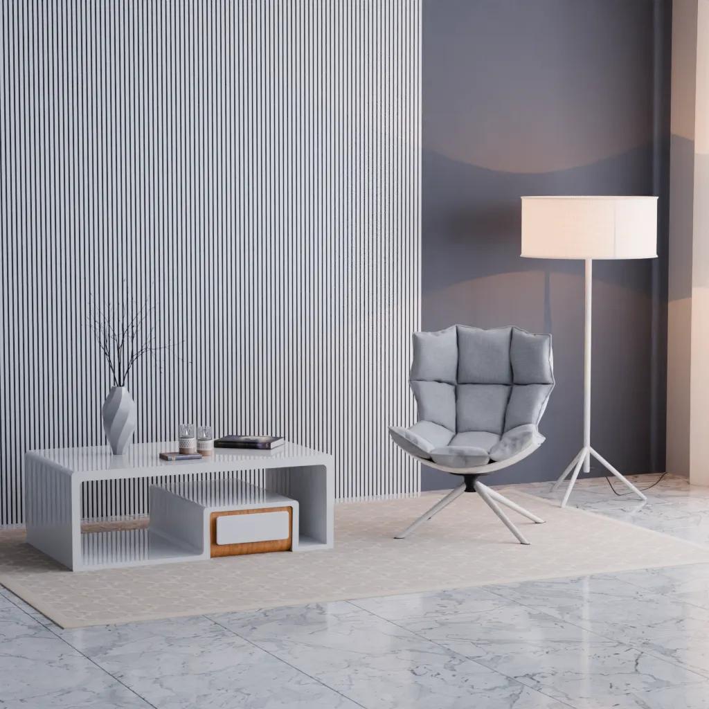 Декоративная рейка 15x5x2000 мм Grand Decor CR 695, полиуретан - 540916