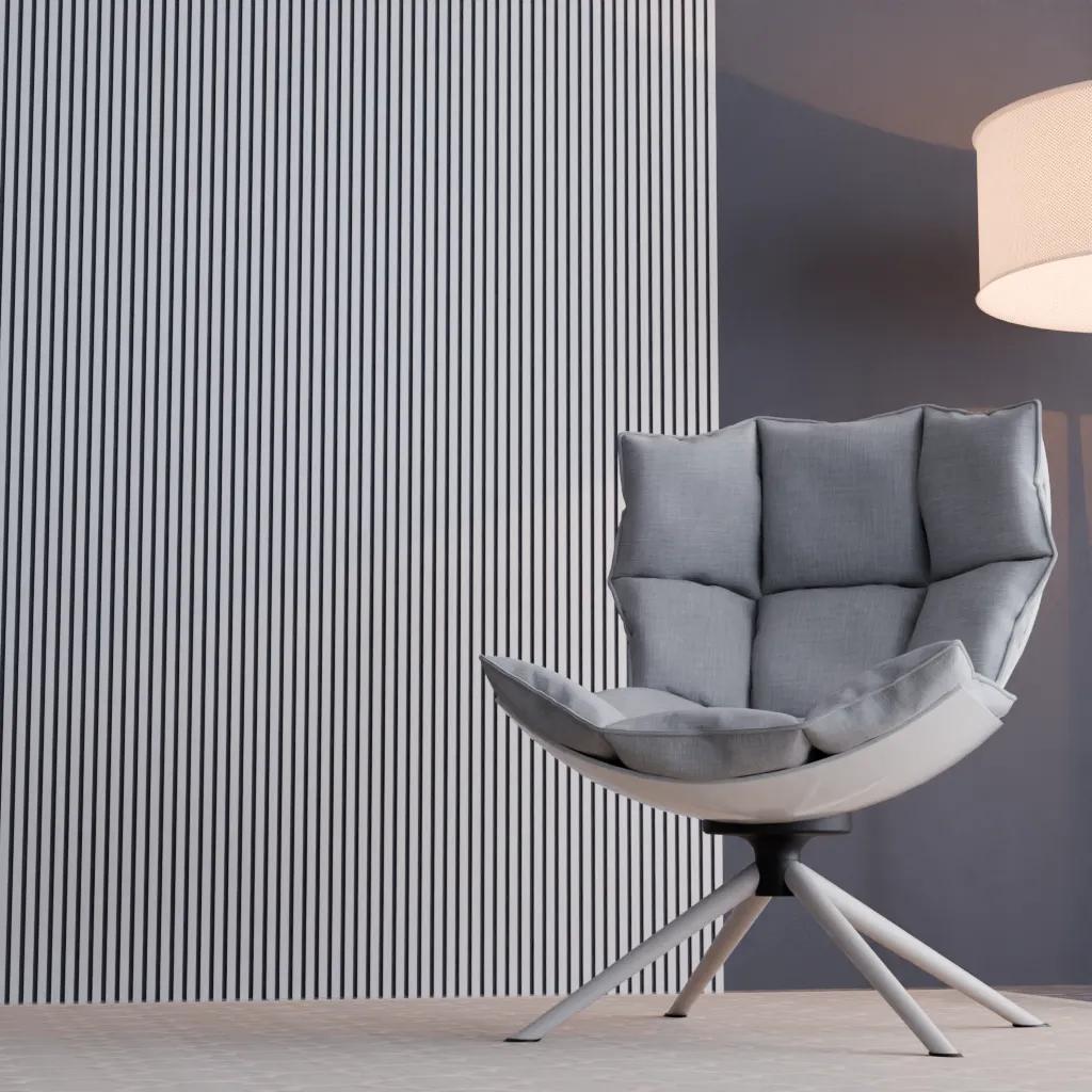 Декоративная рейка 15x5x2000 мм Grand Decor CR 695, полиуретан - 540917