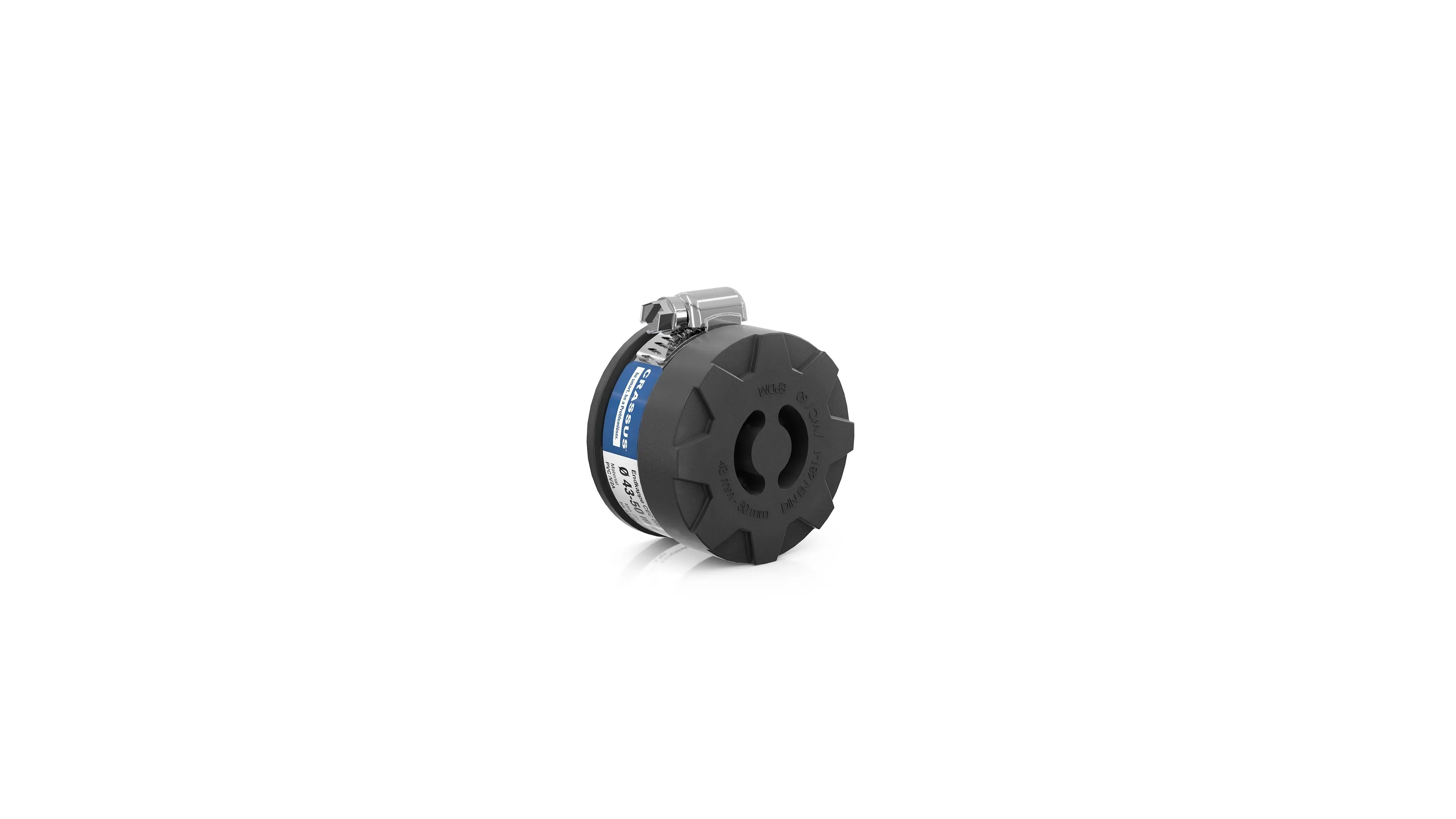 Наружная заглушка для труб CRASSUS CEC 050, 43–50 мм, PVC/V2A, до 0,6 бар - 547412