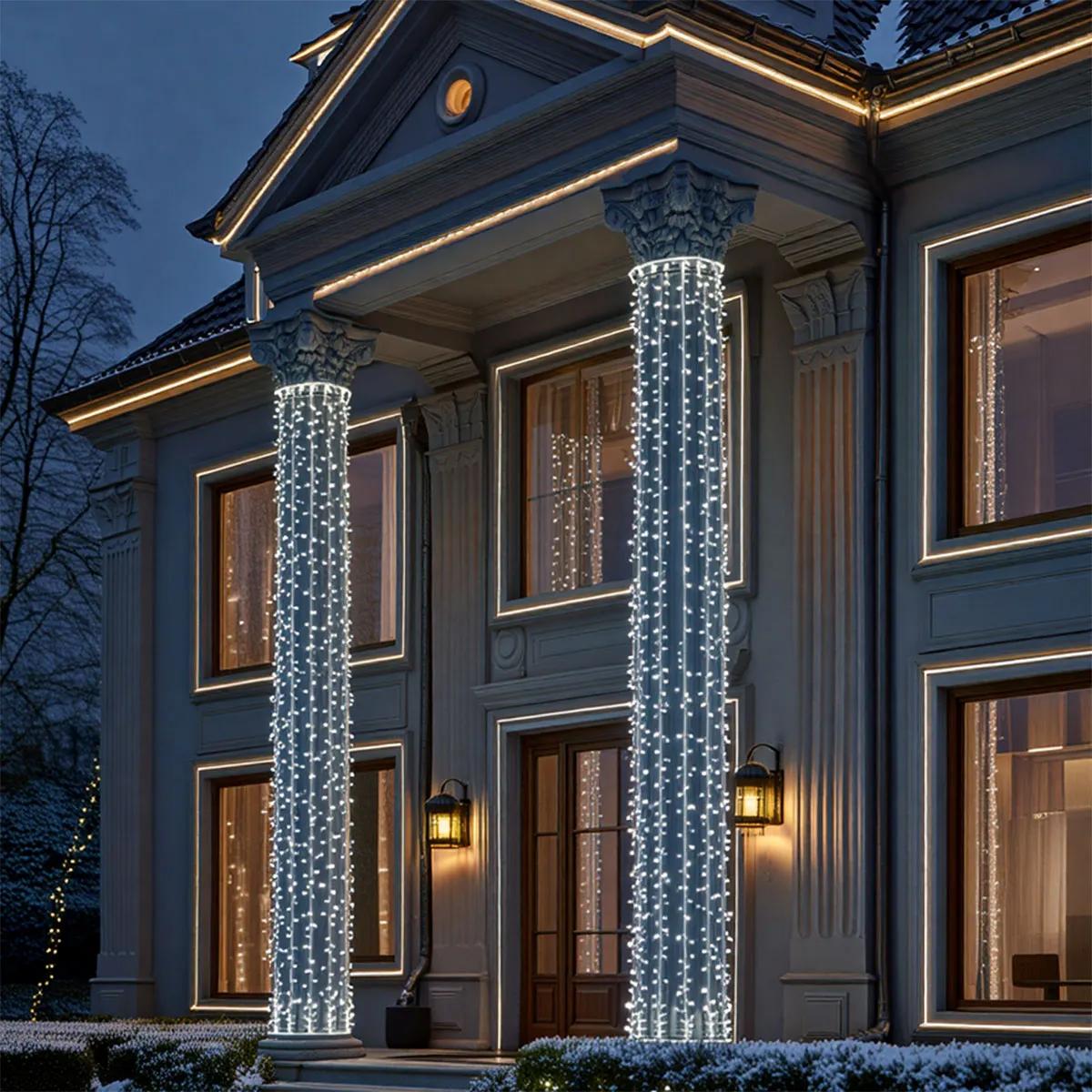 Гірлянда Нитка вулична 500 LED 50 м біла, білий - 564999