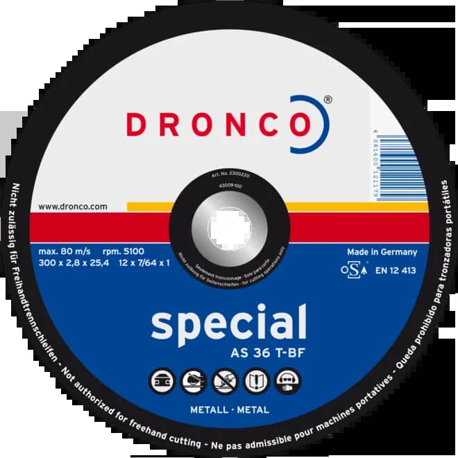 Диск по металу 230х2.5х22,2 Dronco - 599402493