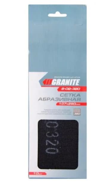 Сетка абразивная Granite 107х280 мм зерно 320 (10 шт) - 203890168