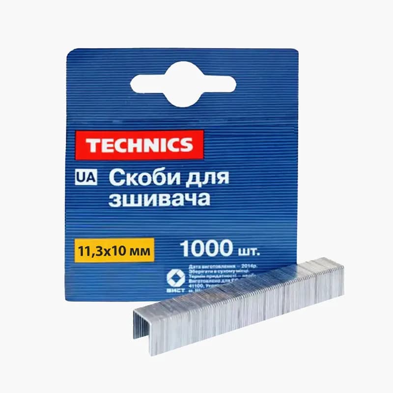 Скоба10 мм, 1000 шт TECHNICS - 686942281