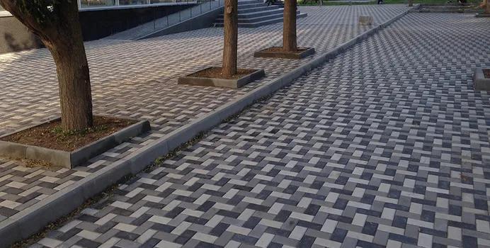 Тротуарна плитка вібропресована ""Цеглинка"" - 98397